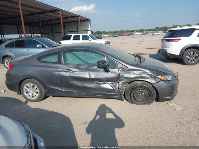 46044108 :رقم المزاد ، 2HGFG3B59CH562044 vin ، 2012 Honda Civic Lx مزاد بيع
