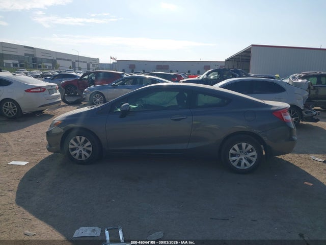 46044108 :رقم المزاد ، 2HGFG3B59CH562044 vin ، 2012 Honda Civic Lx مزاد بيع