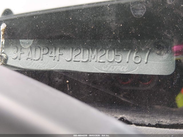 2013 Ford Fiesta Titanium მანქანა იყიდება აუქციონზე, vin: 3FADP4FJ2DM205767, აუქციონის ნომერი: 46044209
