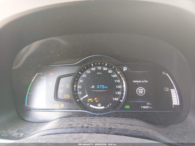 Auction sale of the 2019 Hyundai Ioniq Hybrid Sel, vin: KMHC75LC9KU127722, lot number: 46044273