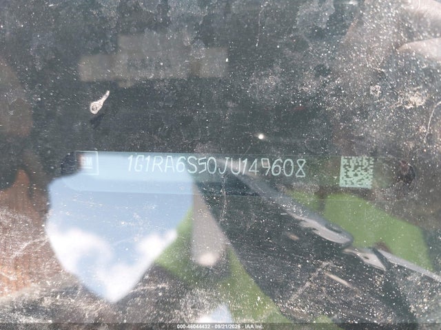 Продаж на аукціоні авто 2018 Chevrolet Volt Lt, vin: 1G1RA6S50JU149608, номер лоту: 46044432
