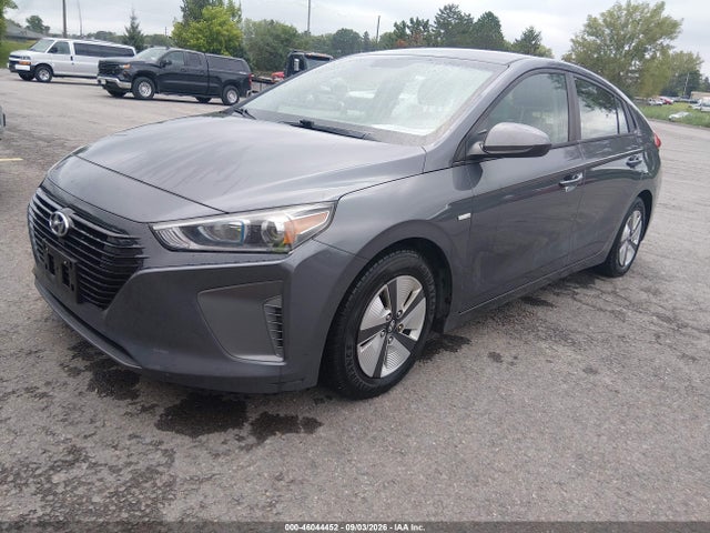 2018 Hyundai Ioniq Hybrid Blue მანქანა იყიდება აუქციონზე, vin: KMHC65LC7JU100987, აუქციონის ნომერი: 46044452