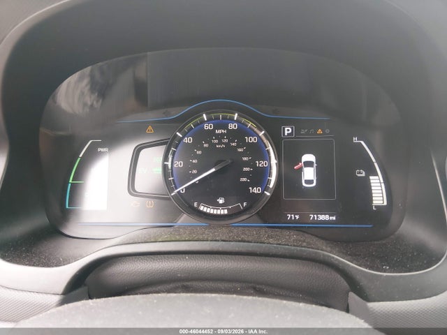 2018 Hyundai Ioniq Hybrid Blue მანქანა იყიდება აუქციონზე, vin: KMHC65LC7JU100987, აუქციონის ნომერი: 46044452