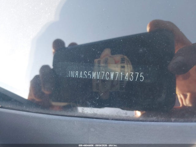 46044456 :رقم المزاد ، JN8AS5MV7CW714375 vin ، 2012 Nissan Rogue Sv مزاد بيع