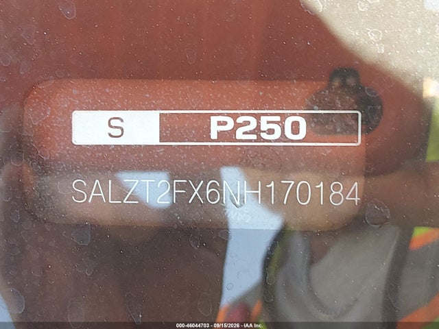 Продаж на аукціоні авто 2022 Land Rover Range Rover Evoque R-dynamic S, vin: SALZT2FX6NH170184, номер лоту: 46044703