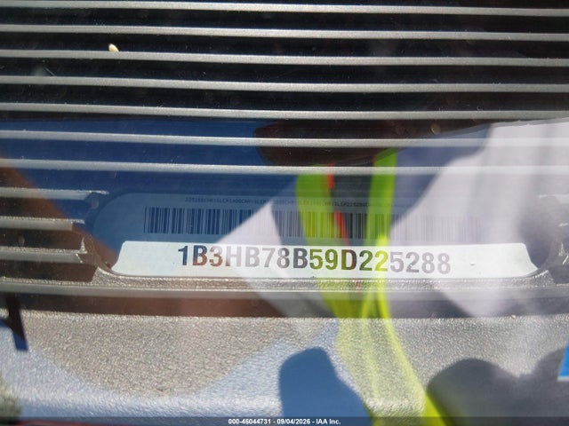 46044731 :رقم المزاد ، 1B3HB78B59D225288 vin ، 2009 Dodge Caliber R/t مزاد بيع