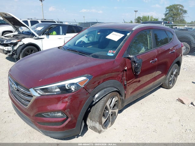 2016 Hyundai Tucson Limited მანქანა იყიდება აუქციონზე, vin: KM8J33A28GU216948, აუქციონის ნომერი: 46044773