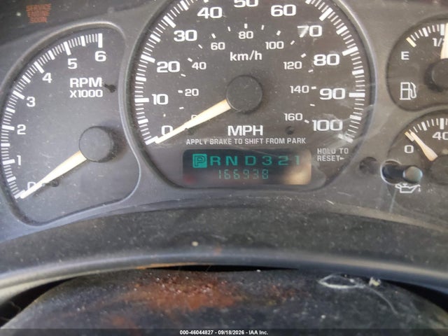 46044827 :رقم المزاد ، 2GCEK19T921288742 vin ، 2002 Chevrolet Silverado 1500 Ls مزاد بيع
