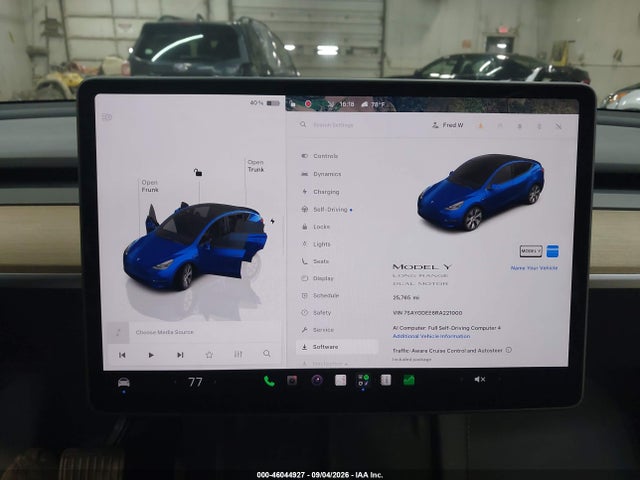 7SAYGDEE6RA221000 Tesla Model Y Long Range Dual Motor All-wheel Drive
