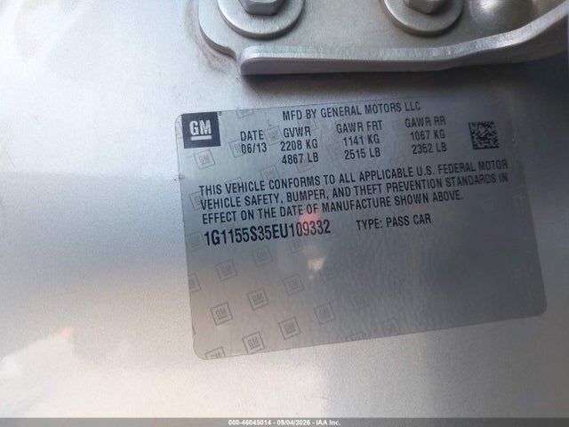 Продаж на аукціоні авто 2014 Chevrolet Impala 2lz, vin: 1G1155S35EU109332, номер лоту: 46045014