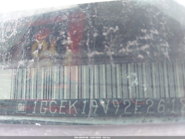 Aukcja sprzedaży 2002 Chevrolet Silverado 1500, vin: 1GCEK19V92E261881, numer aukcji: 46045106