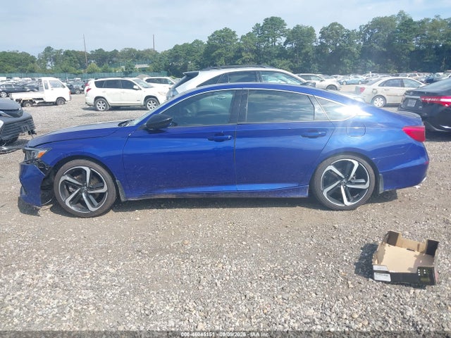 46045151 :رقم المزاد ، 1HGCV1F30NA121779 vin ، 2022 Honda Accord Sport مزاد بيع