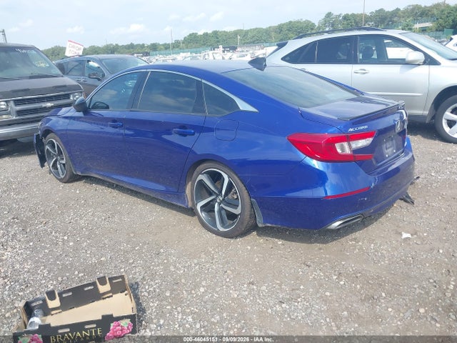 46045151 :رقم المزاد ، 1HGCV1F30NA121779 vin ، 2022 Honda Accord Sport مزاد بيع
