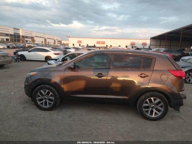 2015 Kia Sportage Lx მანქანა იყიდება აუქციონზე, vin: KNDPB3AC9F7758146, აუქციონის ნომერი: 46045216