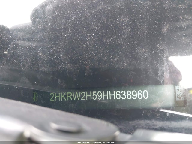 46045222 :رقم المزاد ، 2HKRW2H59HH638960 vin ، 2017 Honda Cr-v Ex مزاد بيع