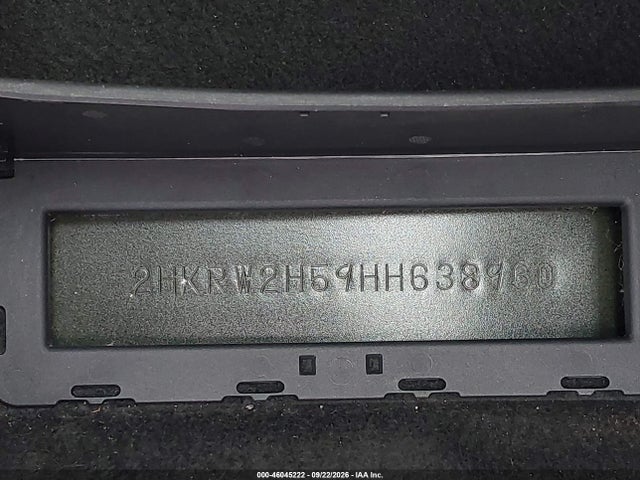 46045222 :رقم المزاد ، 2HKRW2H59HH638960 vin ، 2017 Honda Cr-v Ex مزاد بيع