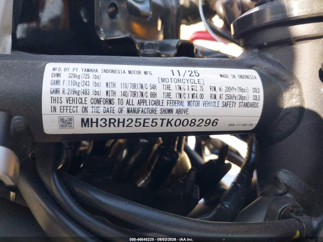 Yamaha Yfz320 A 2026 MH3RH25E5TK008296 Image 10