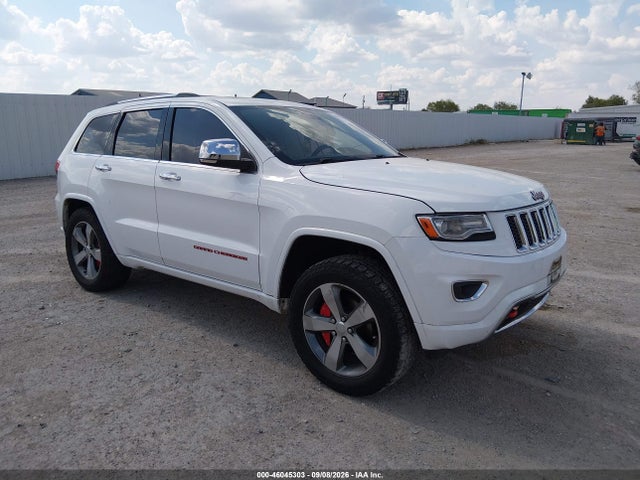 Продажа на аукционе авто 2015 Jeep Grand Cherokee Overland, vin: 1C4RJECG8FC220472, номер лота: 46045303