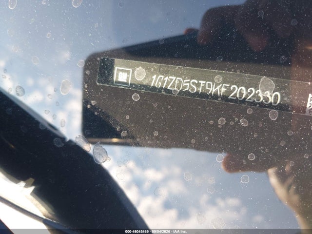 2019 Chevrolet Malibu Lt მანქანა იყიდება აუქციონზე, vin: 1G1ZD5ST9KF202330, აუქციონის ნომერი: 46045469