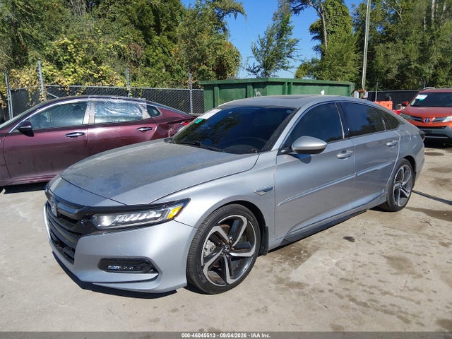 46045513 :رقم المزاد ، 1HGCV2E38JA050168 vin ، 2018 Honda Accord Sport 2.0t مزاد بيع