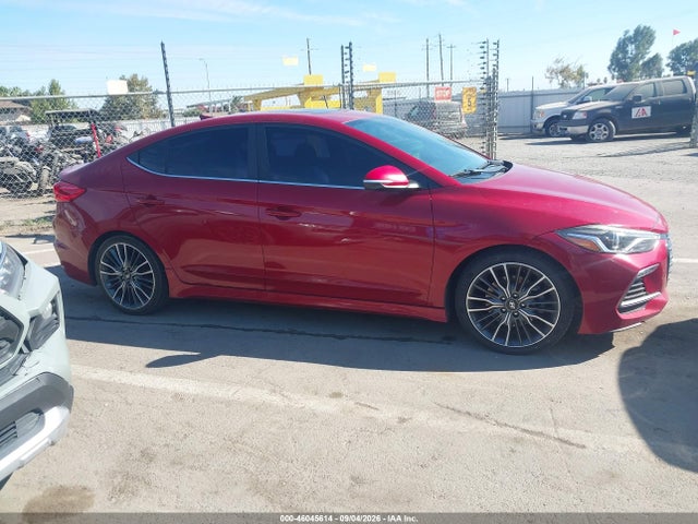 Продаж на аукціоні авто 2018 Hyundai Elantra Sport, vin: KMHD04LB2JU523726, номер лоту: 46045614