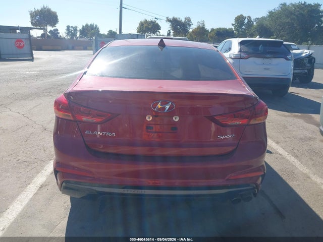 Продаж на аукціоні авто 2018 Hyundai Elantra Sport, vin: KMHD04LB2JU523726, номер лоту: 46045614
