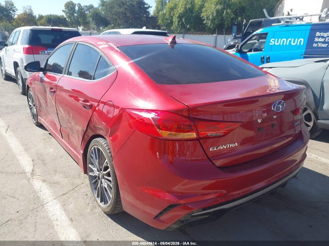 Продаж на аукціоні авто 2018 Hyundai Elantra Sport, vin: KMHD04LB2JU523726, номер лоту: 46045614