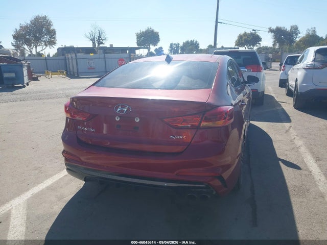 Продаж на аукціоні авто 2018 Hyundai Elantra Sport, vin: KMHD04LB2JU523726, номер лоту: 46045614