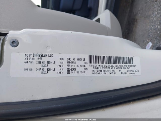 Продаж на аукціоні авто 2009 Dodge Grand Caravan Se, vin: 1D8HN44E89B520919, номер лоту: 46045702