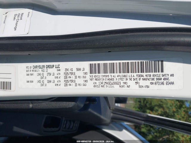 Продажа на аукционе авто 2012 Jeep Liberty Sport, vin: 1C4PJMAK6CW208629, номер лота: 46045709
