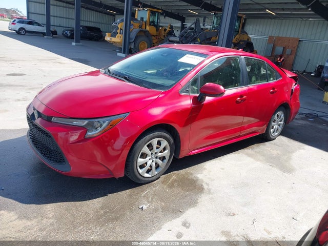46045714 :رقم المزاد ، JTDEPRAE8LJ022200 vin ، 2020 Toyota Corolla Le مزاد بيع
