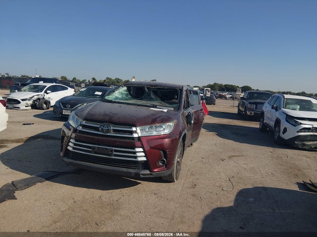 Продаж на аукціоні авто 2019 Toyota Highlander Le, vin: 5TDZARFH0KS058857, номер лоту: 46045760