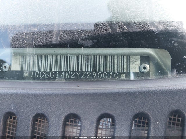 Продажа на аукционе авто 2000 Chevrolet Silverado 1500, vin: 1GCEC14W2YZ290010, номер лота: 46045763