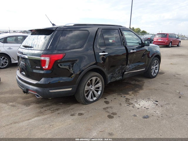 2018 Ford Explorer Limited მანქანა იყიდება აუქციონზე, vin: 1FM5K8F84JGB10811, აუქციონის ნომერი: 46045852