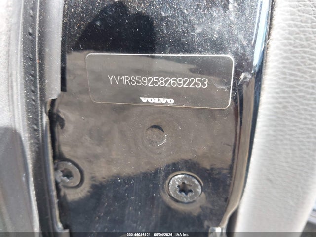 Aukcja sprzedaży 2008 Volvo S60 2.5t, vin: YV1RS592582692253, numer aukcji: 46046121