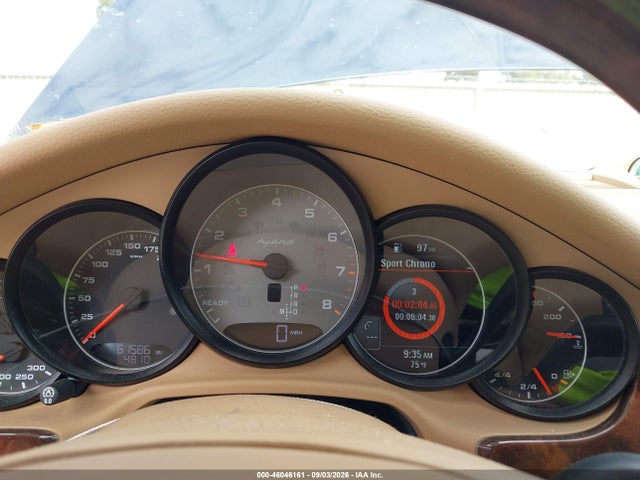 2012 Porsche Panamera Hybrid S მანქანა იყიდება აუქციონზე, vin: WP0AD2A7XCL045563, აუქციონის ნომერი: 46046161
