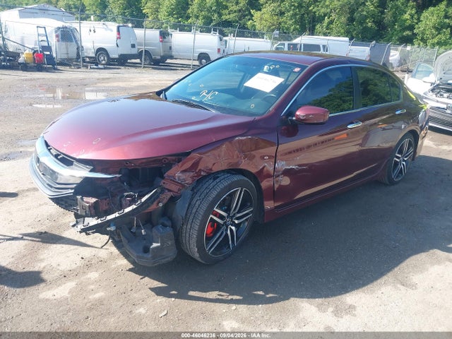 46046236 :رقم المزاد ، 1HGCR2F51HA188987 vin ، 2017 Honda Accord Sport مزاد بيع