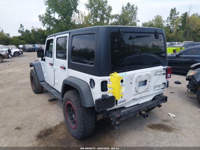 Продажа на аукционе авто 2016 Jeep Wrangler Unlimited Sport, vin: 1C4BJWDG2GL278925, номер лота: 46046272