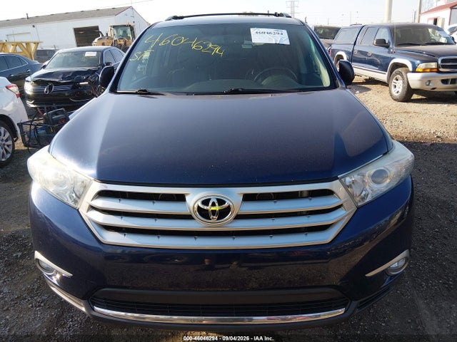 46046294 :رقم المزاد ، 5TDBK3EH5DS224824 vin ، 2013 Toyota Highlander Se V6 مزاد بيع