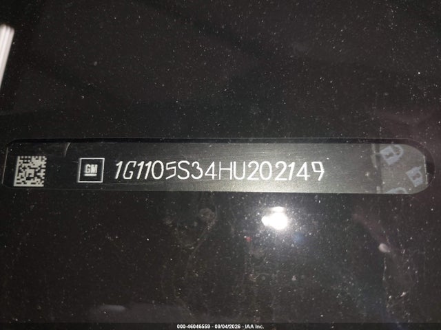 46046559 :رقم المزاد ، 1G1105S34HU202149 vin ، 2017 Chevrolet Impala 1lt مزاد بيع