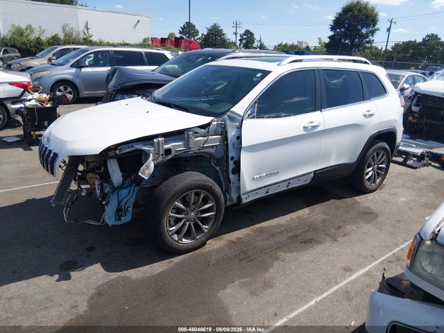 2021 Jeep Cherokee Latitude Lux Fwd მანქანა იყიდება აუქციონზე, vin: 1C4PJLMX1MD203661, აუქციონის ნომერი: 46046619