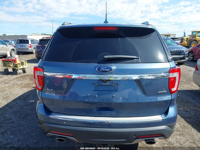 46046685 :رقم المزاد ، 1FM5K8D89JGA87660 vin ، 2018 Ford Explorer Xlt مزاد بيع
