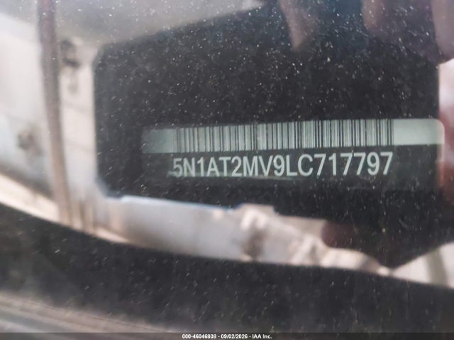 46046808 :رقم المزاد ، 5N1AT2MV9LC717797 vin ، 2020 Nissan Rogue Sv Intelligent Awd مزاد بيع