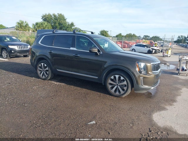 2021 Kia Telluride S მანქანა იყიდება აუქციონზე, vin: 5XYP6DHCXMG183510, აუქციონის ნომერი: 46046891