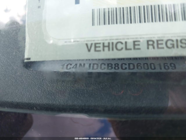 Aukcja sprzedaży 2012 Jeep Compass Limited, vin: 1C4NJDCB8CD600169, numer aukcji: 46046909