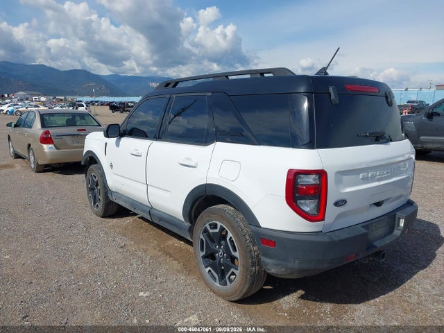 Aukcja sprzedaży 2022 Ford Bronco Sport Outer Banks, vin: 3FMCR9C64NRE28874, numer aukcji: 46047061