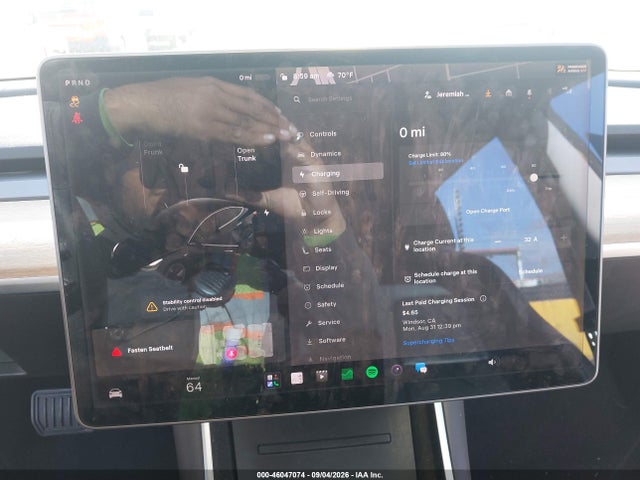 5YJ3E1EA6KF426804 Tesla Model 3 Long Range/mid Range/standard Range/standard Range Plus