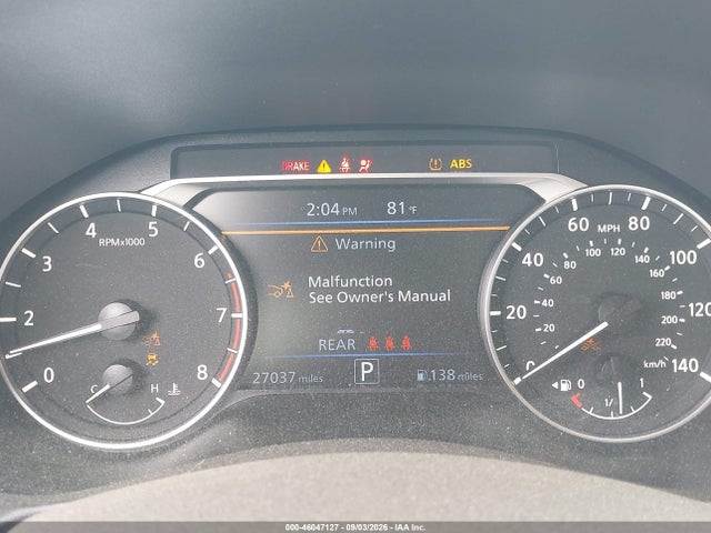 1N4BL4DV8SN375935 Nissan Altima Sv Fwd
