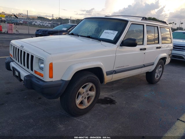 2001 Jeep Cherokee Sport მანქანა იყიდება აუქციონზე, vin: 1J4FF48S31L563706, აუქციონის ნომერი: 46047192