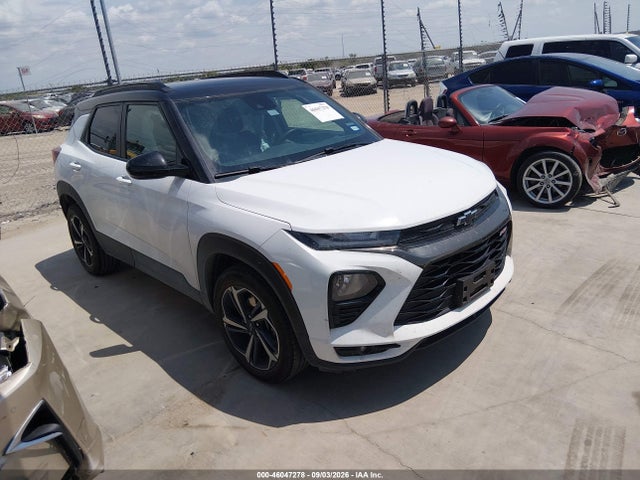 2022 Chevrolet Trailblazer Fwd Rs მანქანა იყიდება აუქციონზე, vin: KL79MTSL4NB054382, აუქციონის ნომერი: 46047278